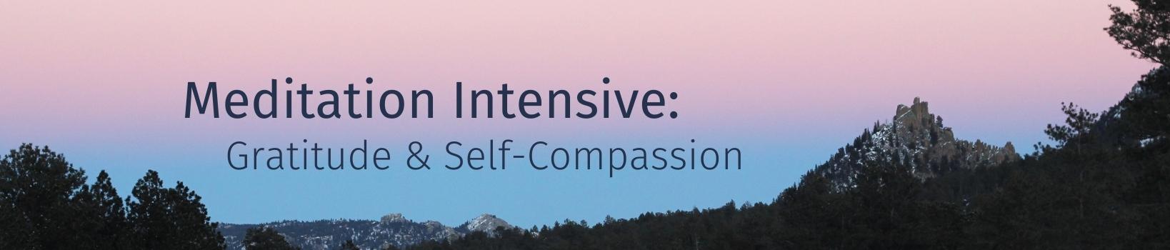 [MI322] Meditation Intensive: Gratitude & Self-Compassion - Drala ...